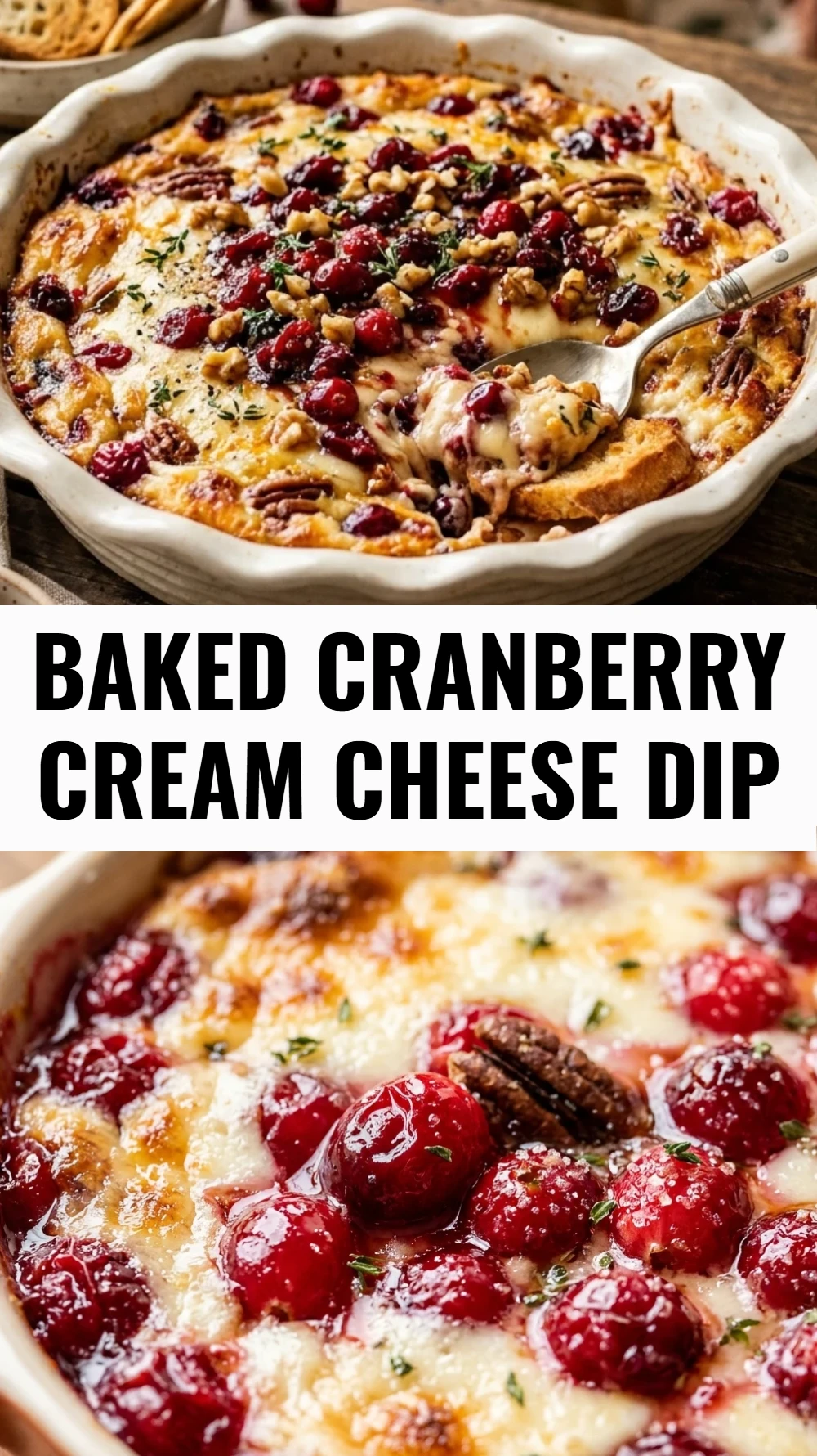 Baked Cranberry Cream Cheese Dip