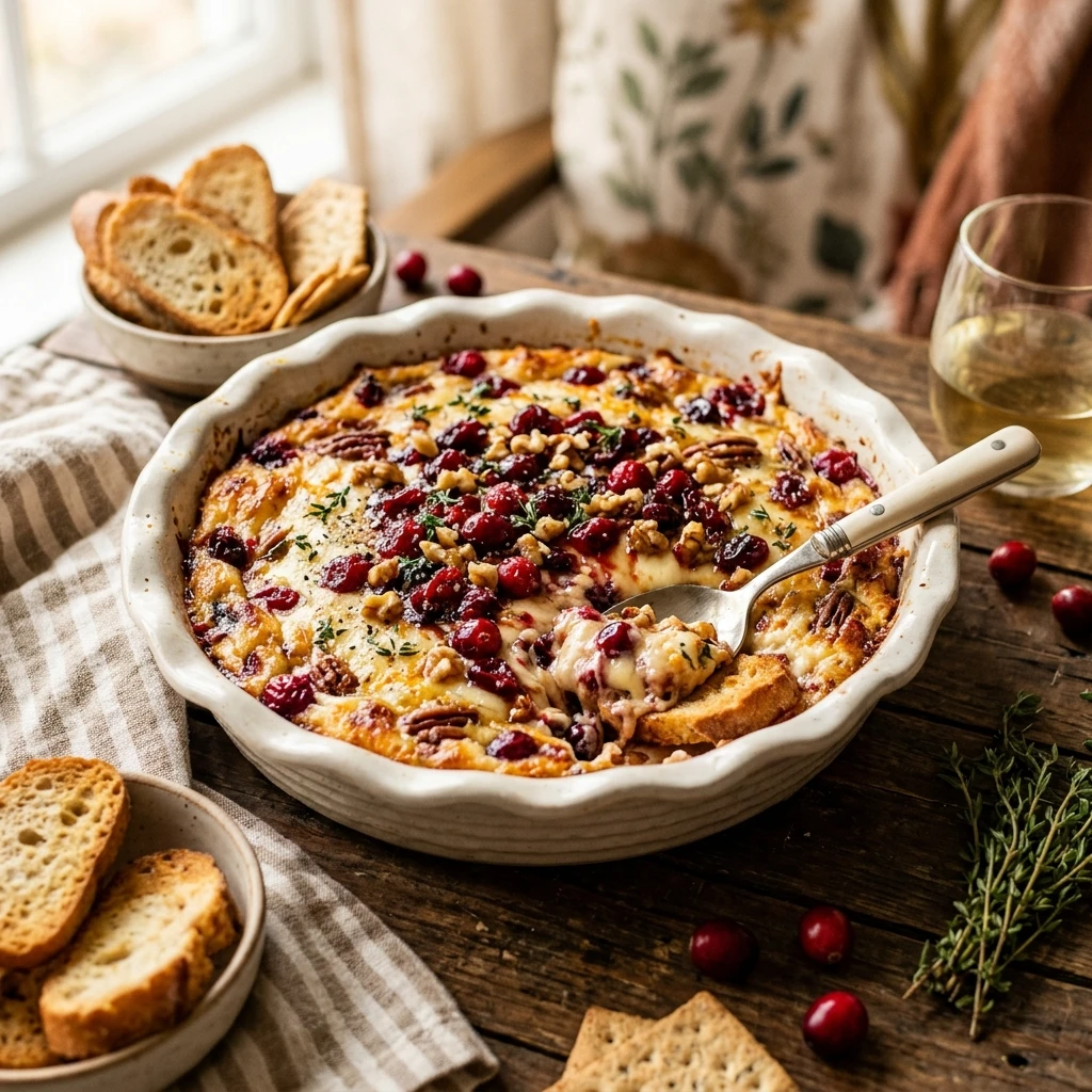 Baked Cranberry Cream Cheese Dip