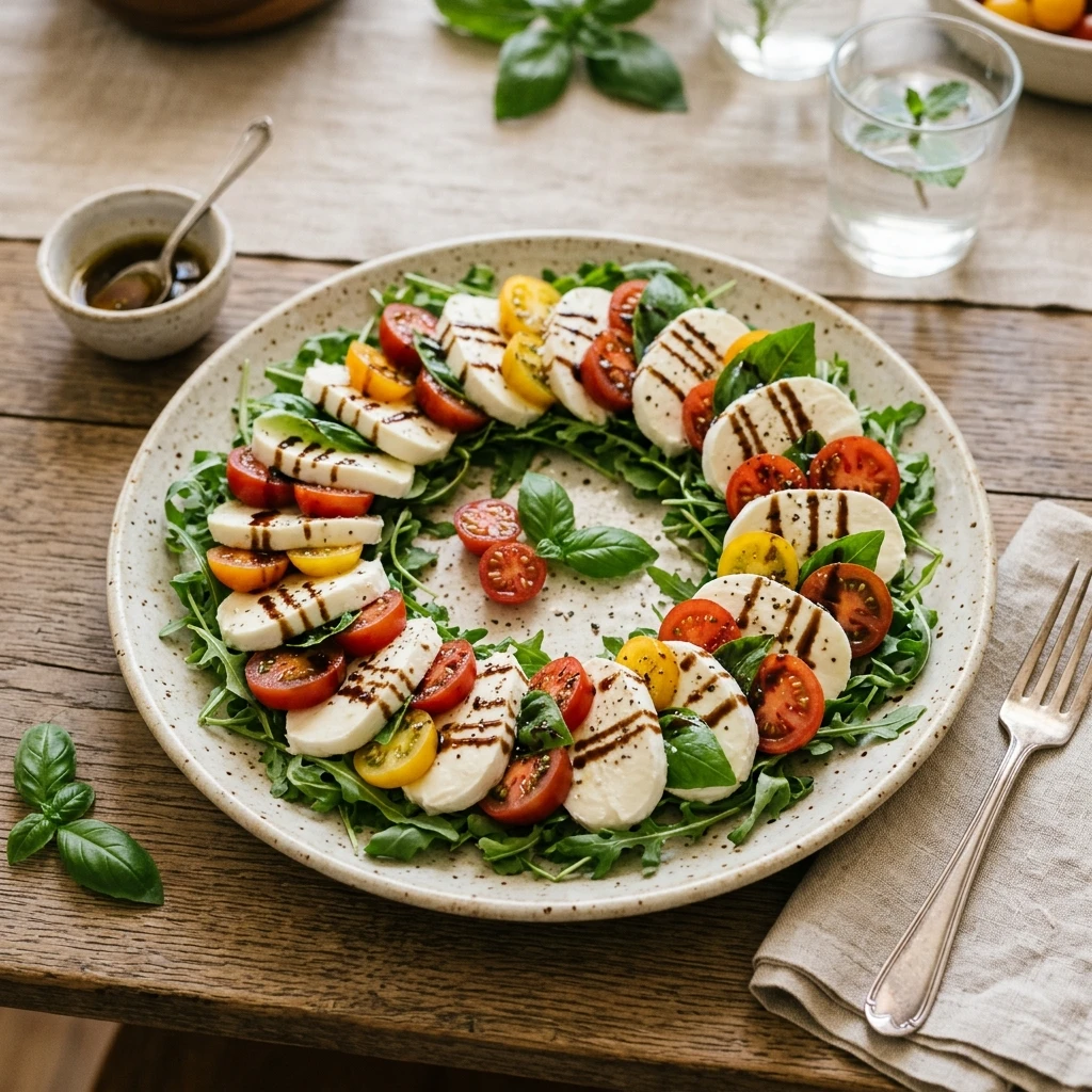 Caprese Salad Wreath