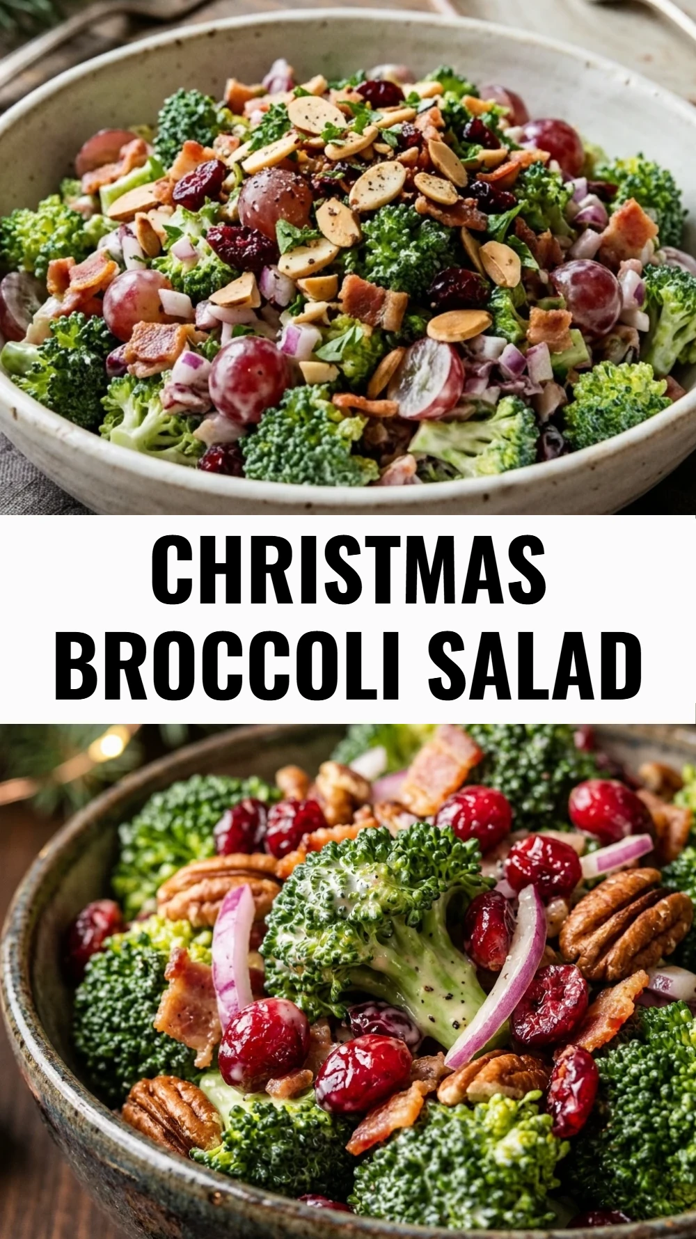 Christmas Broccoli Salad