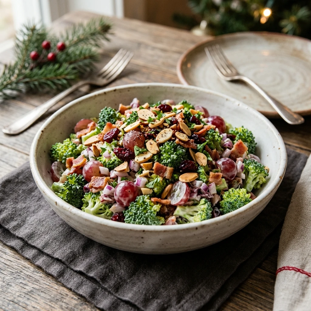 Christmas Broccoli Salad