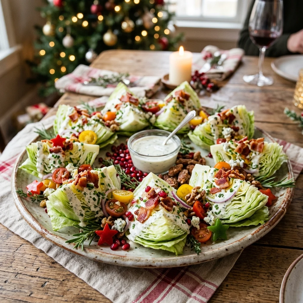 Christmas Wedge Salad Wreath