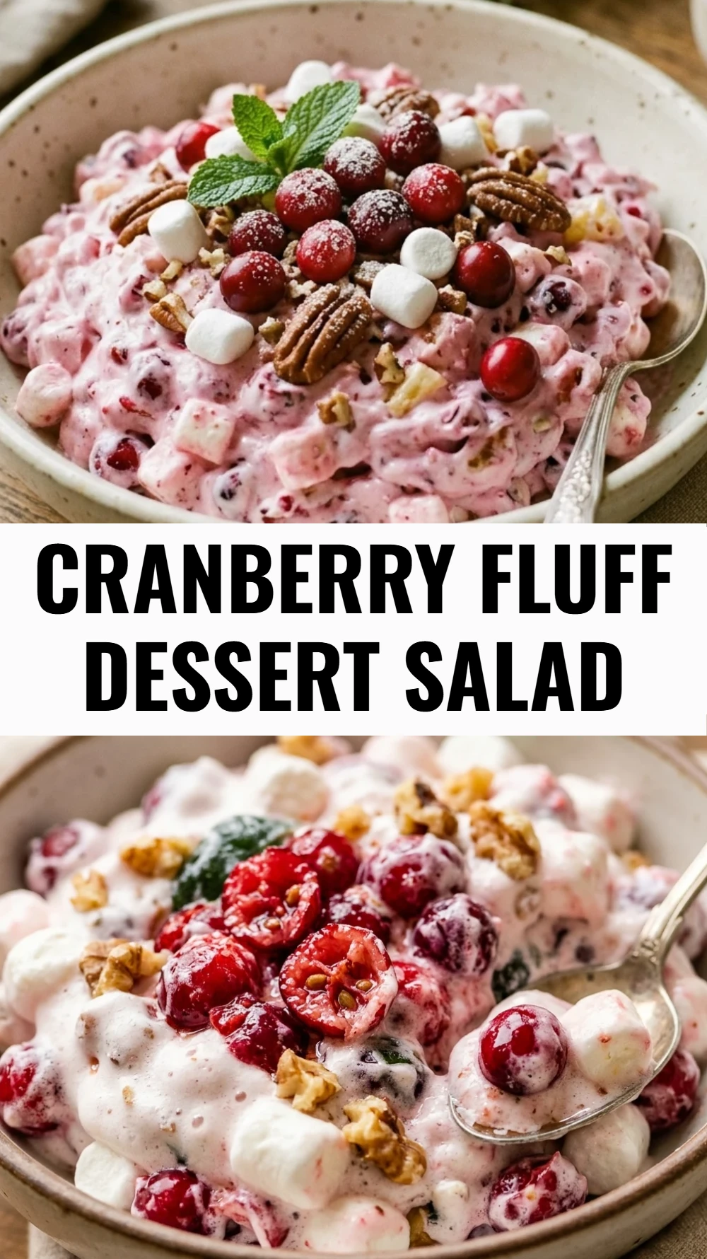 Cranberry Fluff Dessert Salad