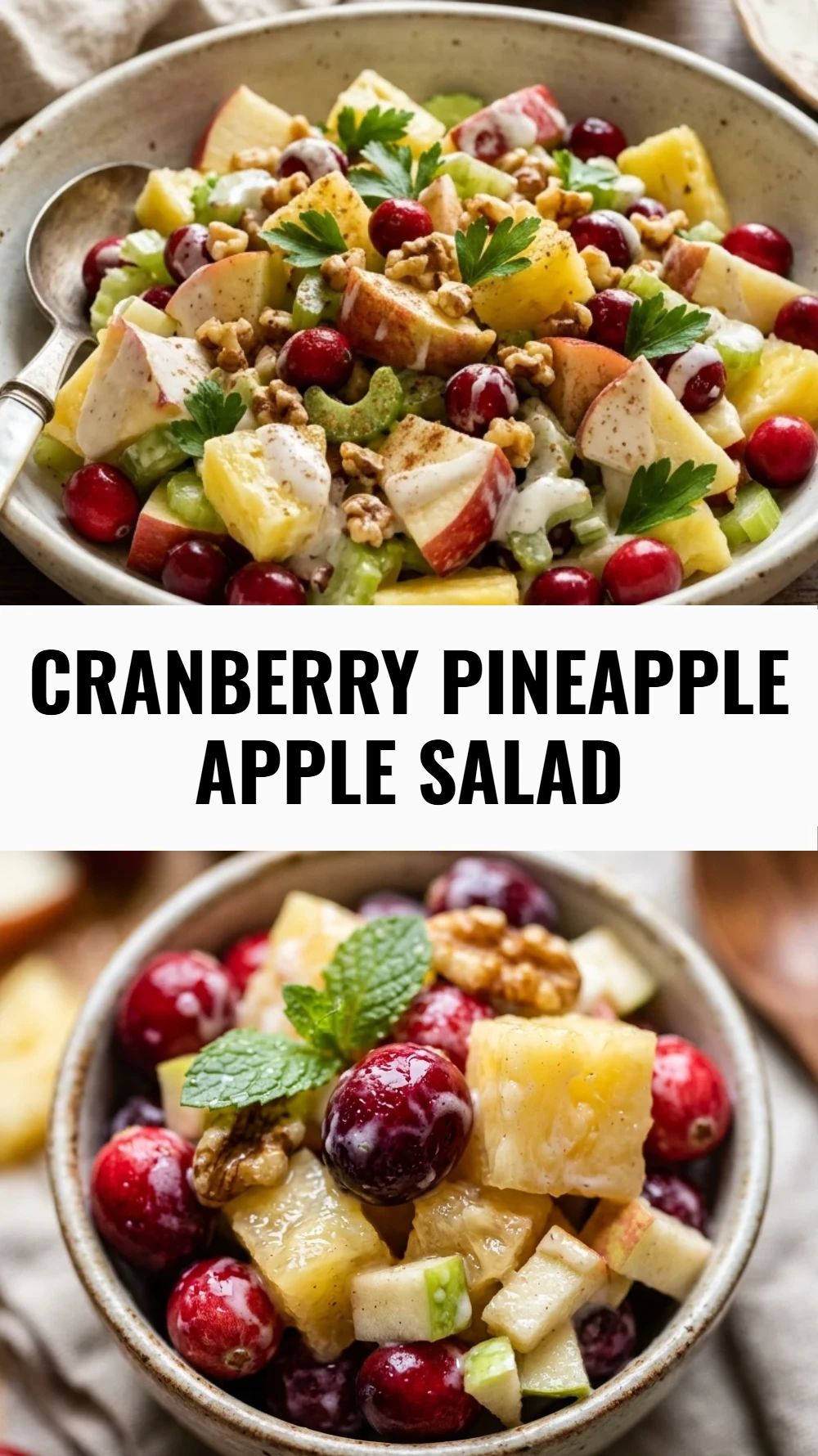Cranberry Pineapple Apple Salad