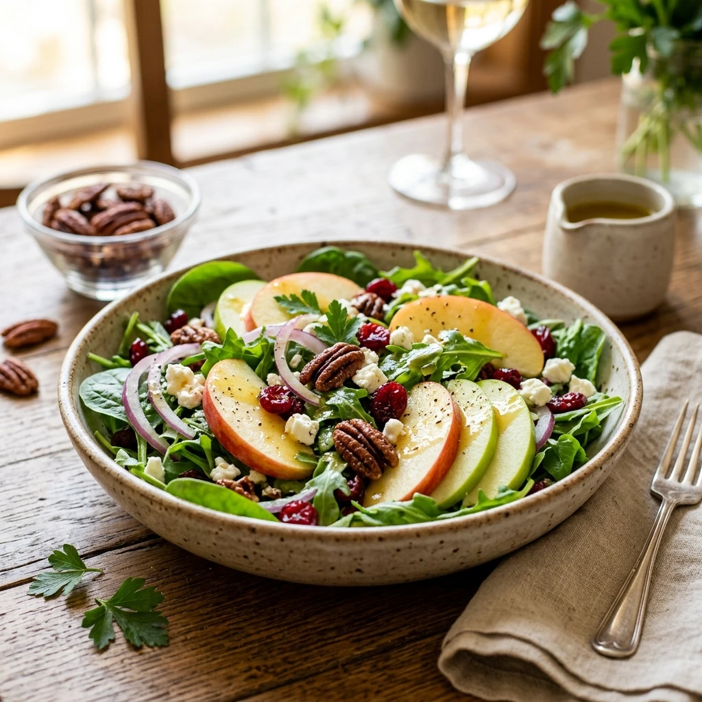 Easy Apple Cranberry Salad