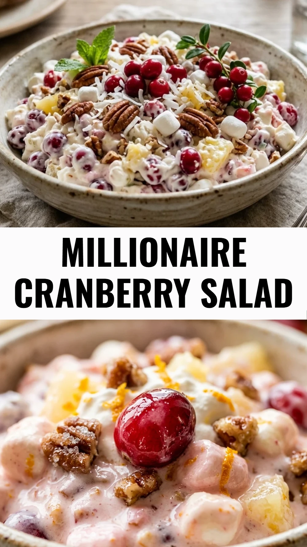 Millionaire Cranberry Salad