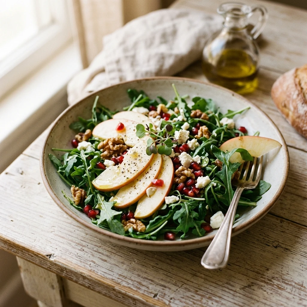Simple Apple Arugula Salad
