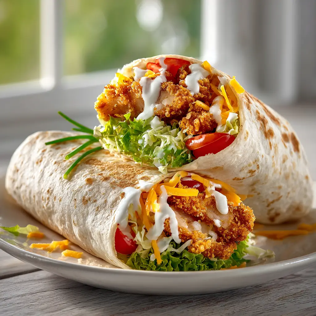Crispy Chicken Ranch Wrap