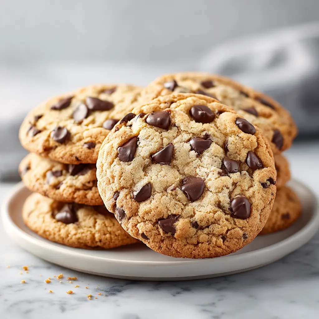 Crispy And Chewy Chocolate Chip Cookies