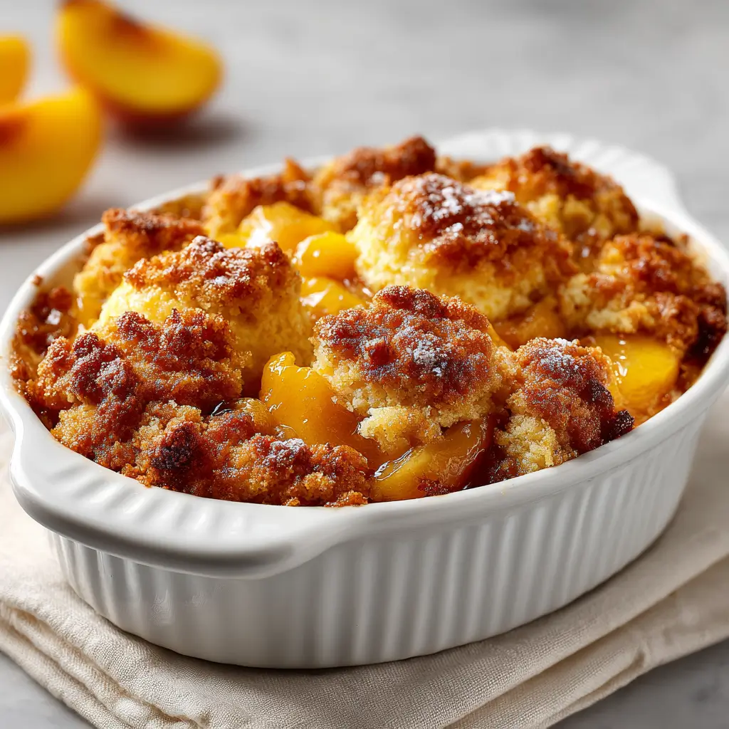 Southern Peach Cobbler (easy Recipe!)