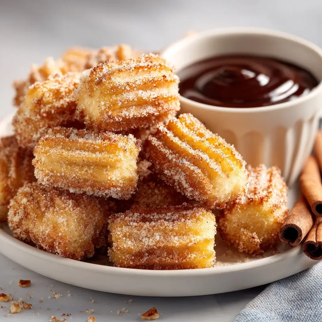 Crispy Air Fryer Churro Bites