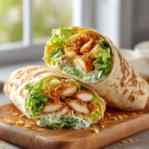 Crispy Chicken Caesar Wrap