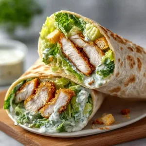 Crispy Chicken Caesar Wrap