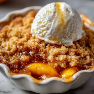 Easy Peach Cobbler With Canned Peaches