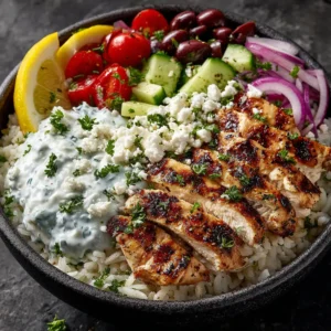 Greek Chicken Bowls