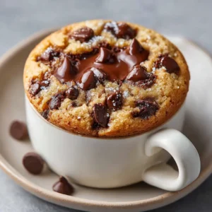Microwave Chocolate Chip Mug Cookie Recipe