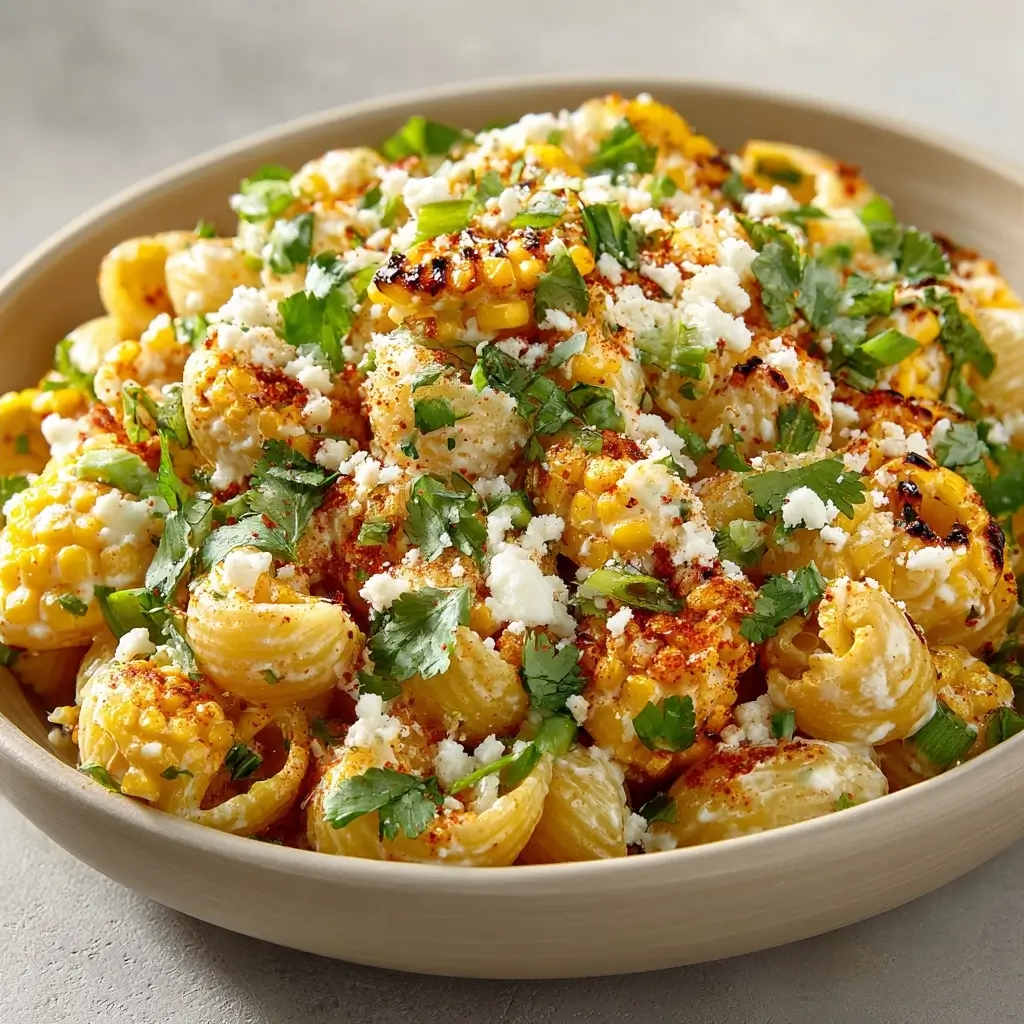 The Best Street Corn Pasta Salad