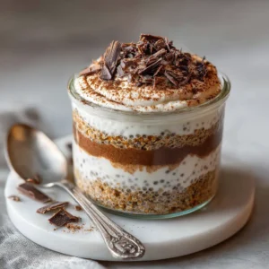 Tiramisu Chia Pudding With Greek Yogurt