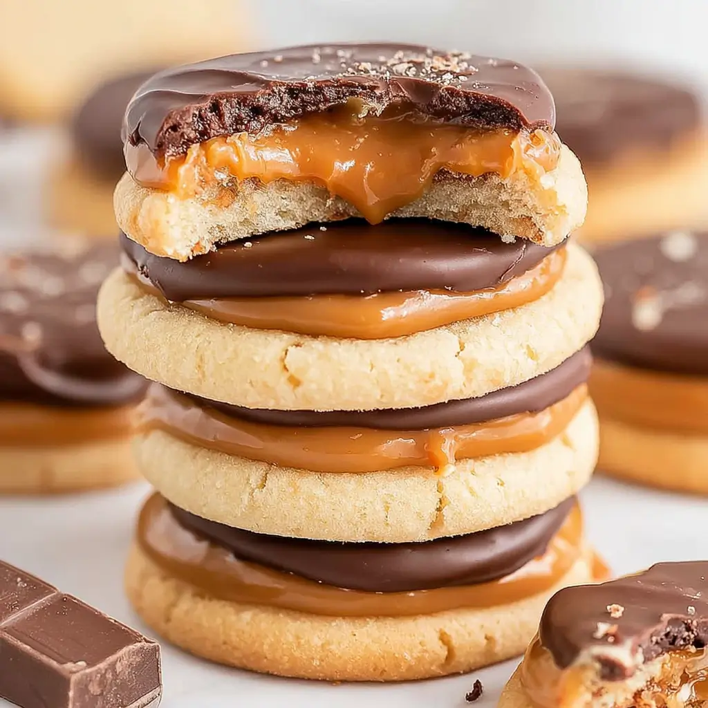 Twix Style Cookies