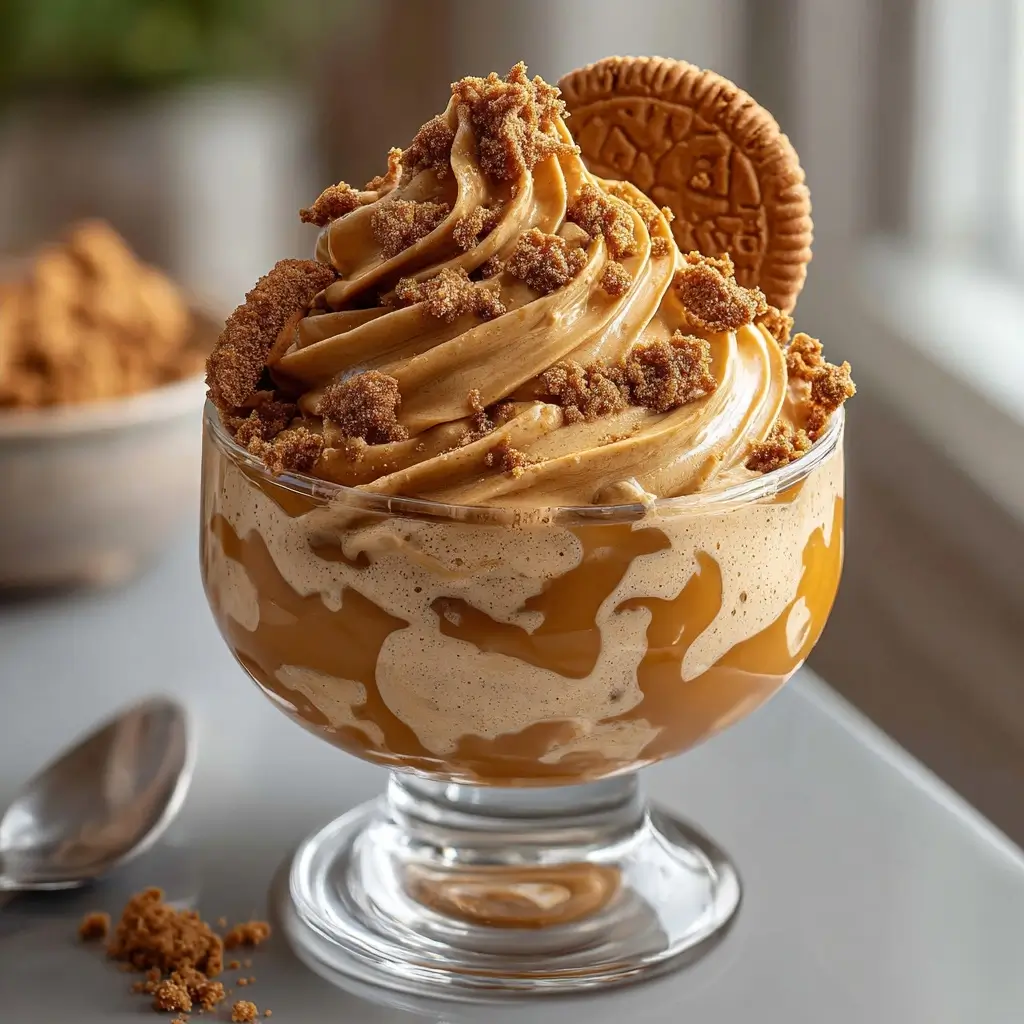 2 Ingredient Biscoff Mousse Recipe