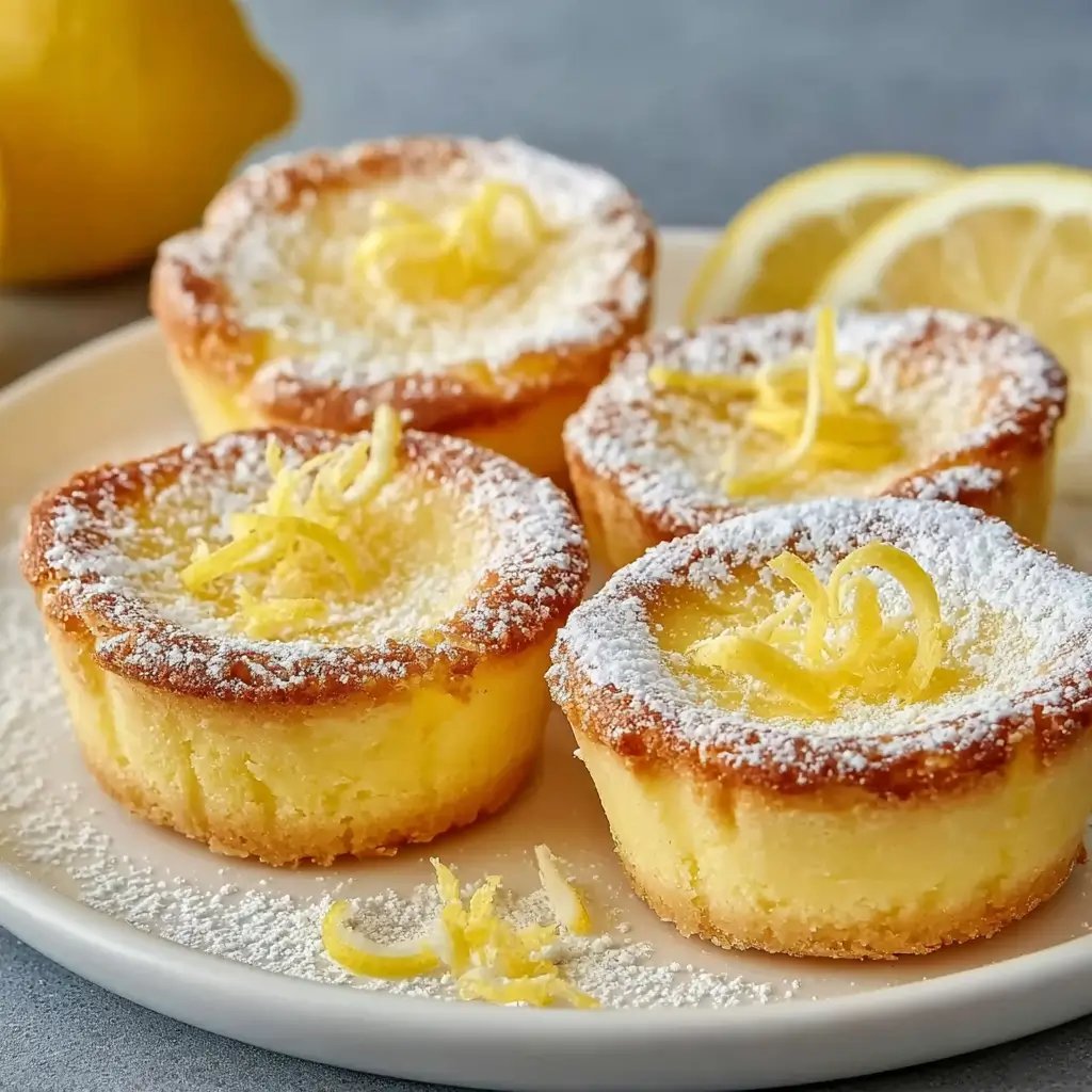 Baby Lemon Impossible Mini Pies