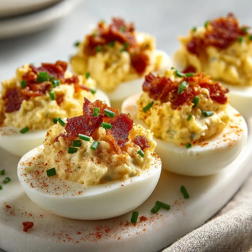 Bacon Deviled Eggs — Best Classic Party Recipe