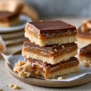 Caramel Twix Style Cookie Bars — Easy Homemade Dessert