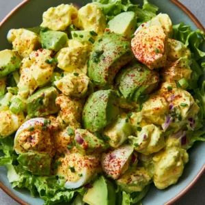 Creamy Avocado Egg Salad — Low Carb Easy Lunch Idea