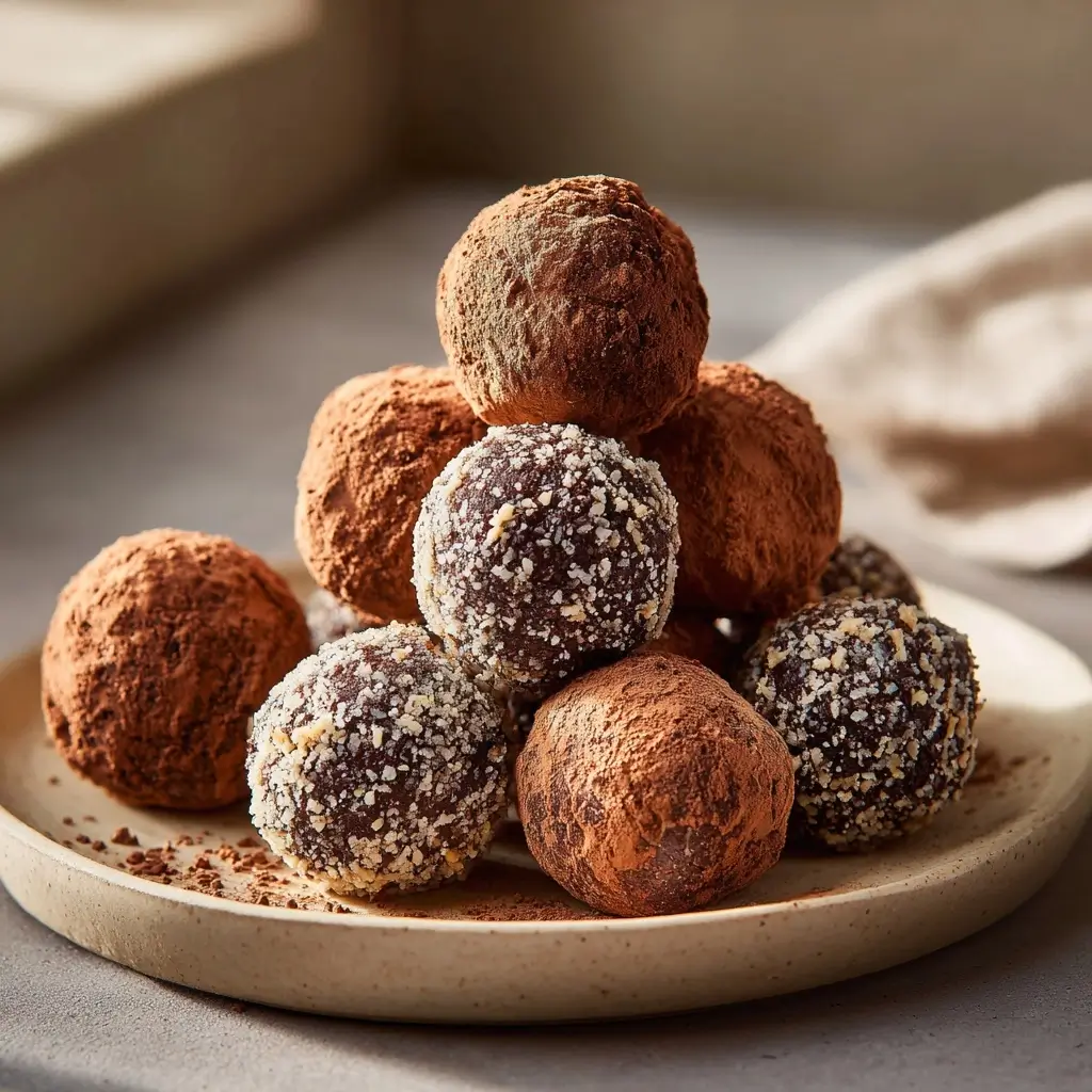 Easy No Bake Protein Balls — Chocolate Peanut Butter Snack