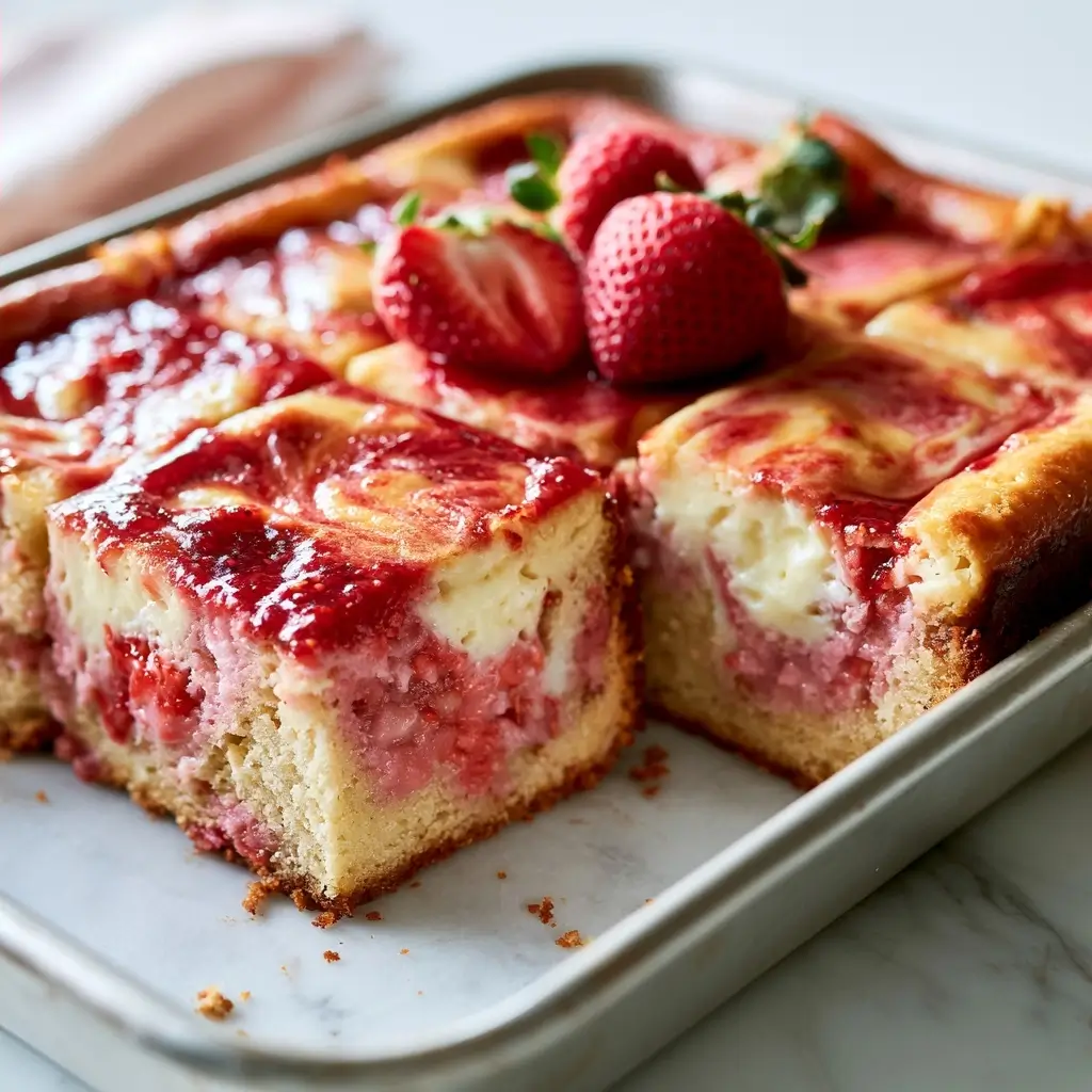 Homemade Strawberry Earthquake Cake — Easy Dessert Idea