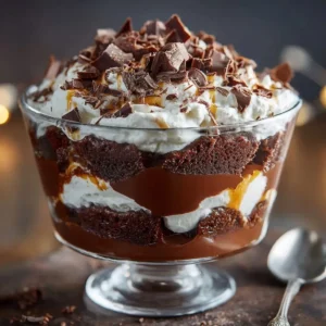 Old Fashioned Chocolate Trifle Dessert — Easy Layered Recipe