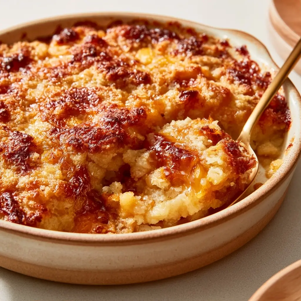 Peach Dump Cake