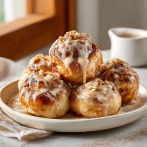 Quick Cinnamon Roll Bites