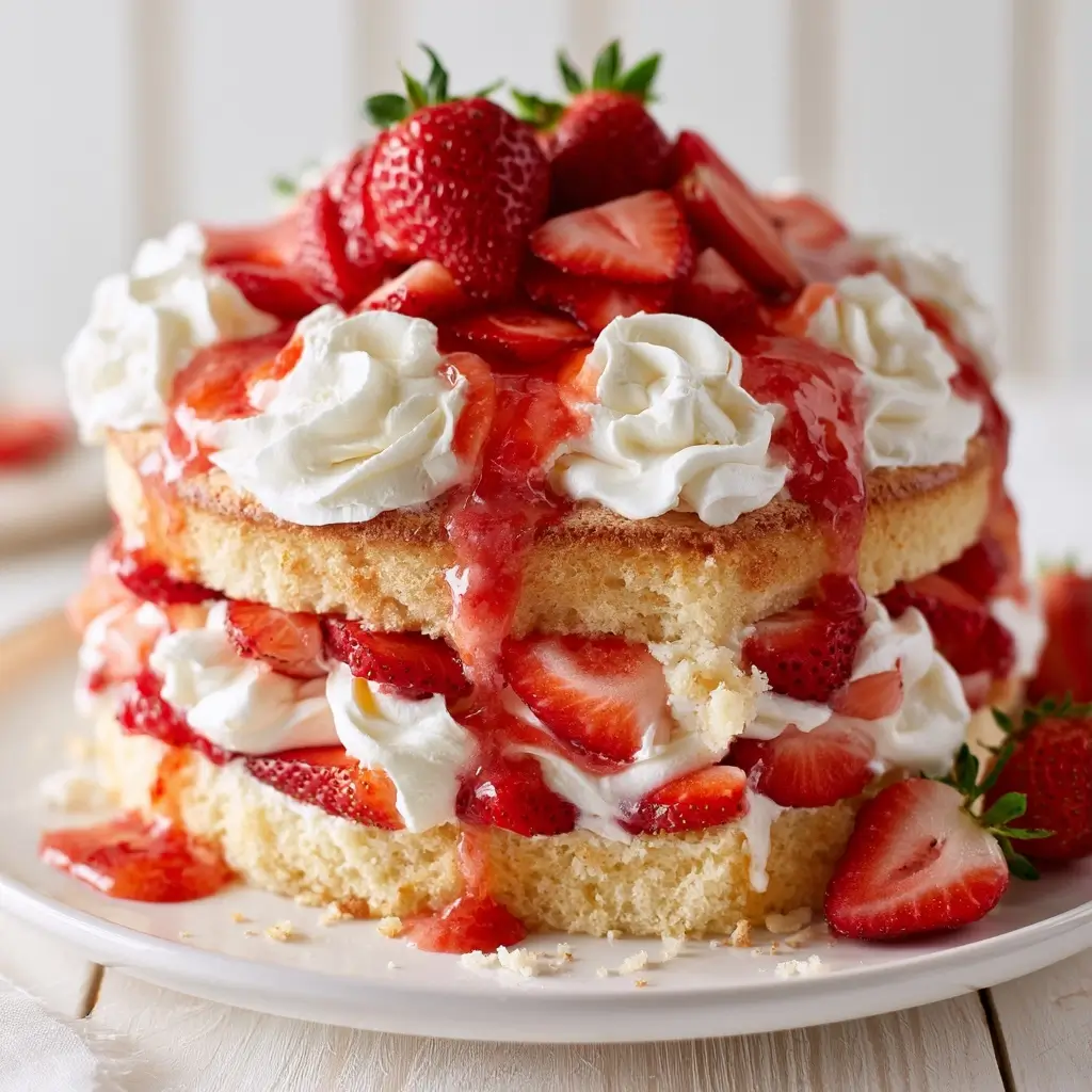 Shortcake Strawberry Cake