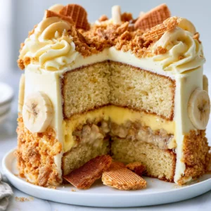 Southern Banana Pudding Layer Cake — Homemade Showstopper