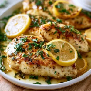 Easy Lemon Herb Chicken Breasts For Sunday Meal Prep