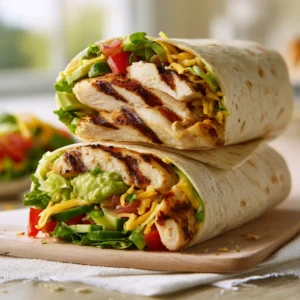 Fresh Grilled California Chicken Wrap For Quick Summer Dinners