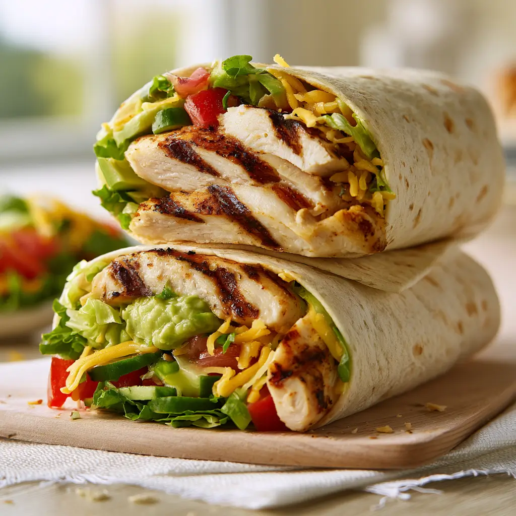 Fresh Grilled California Chicken Wrap For Quick Summer Dinners