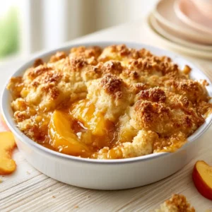 Fresh Peach Cobbler