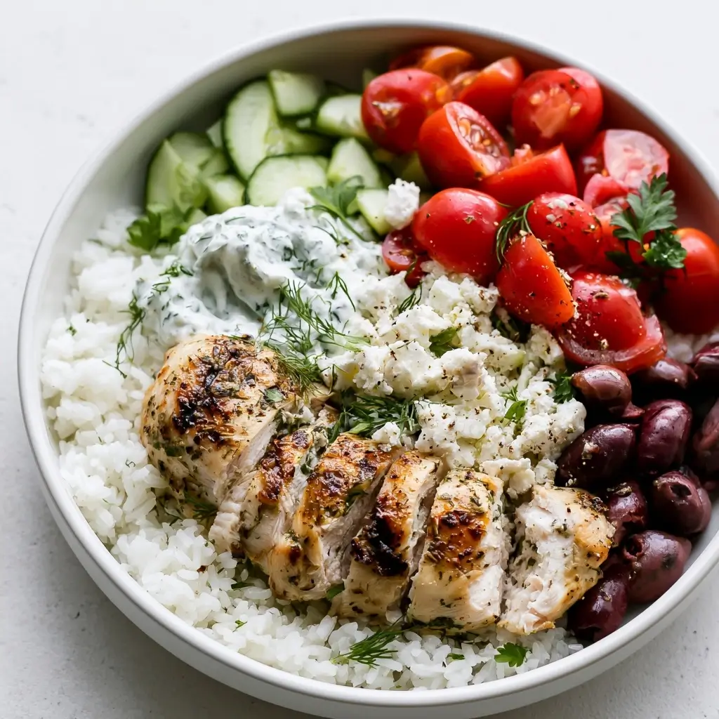 Greek Chicken Meal Prep Bowl