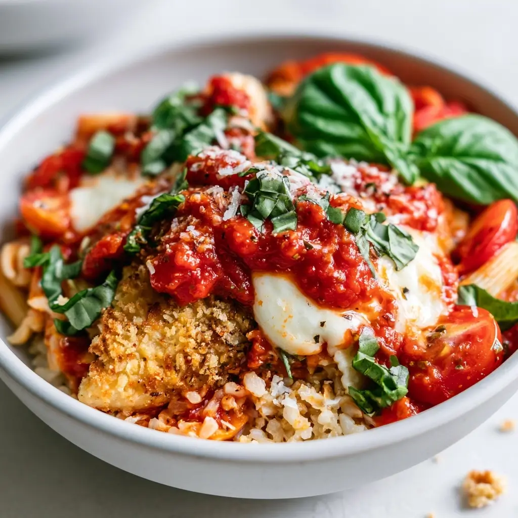Healthy Chicken Parmesan Bowls In 30 Minutes