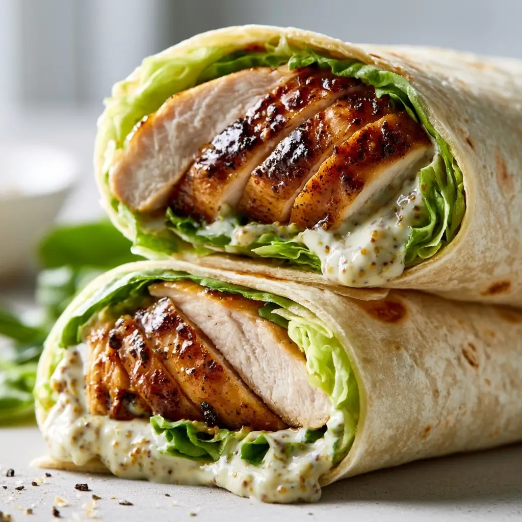 Healthy Maple Dijon Chicken Wraps In 30 Minutes