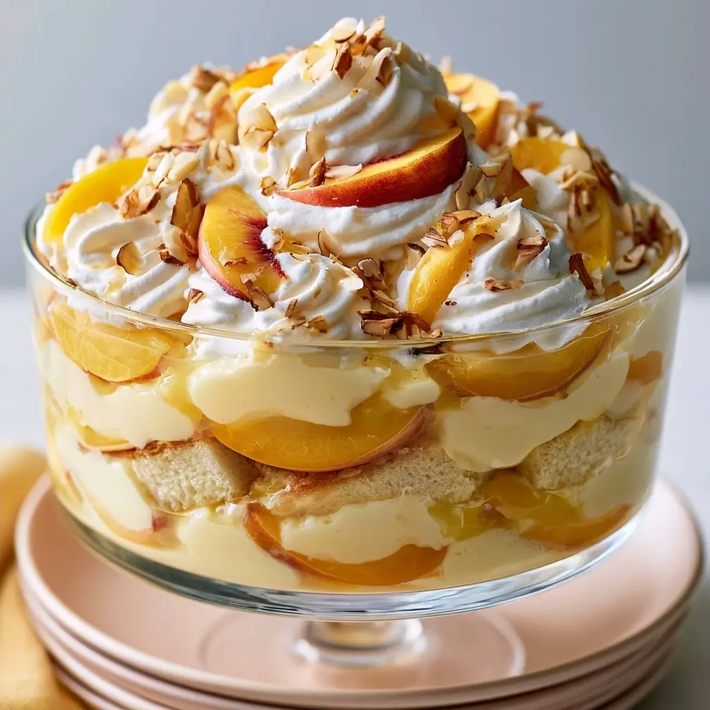 Peaches & Cream Trifle