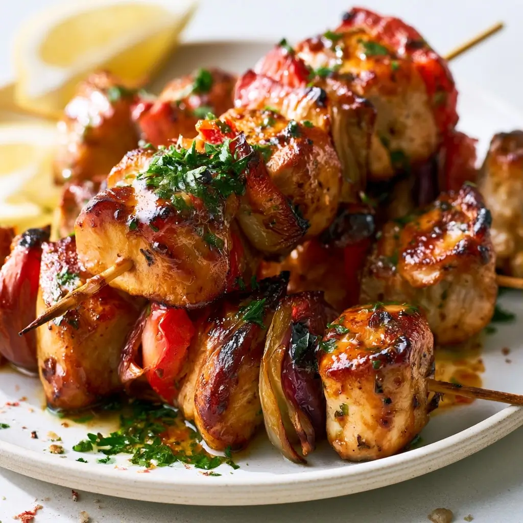 Quick Chicken Skewers Bake For High Protein Meals