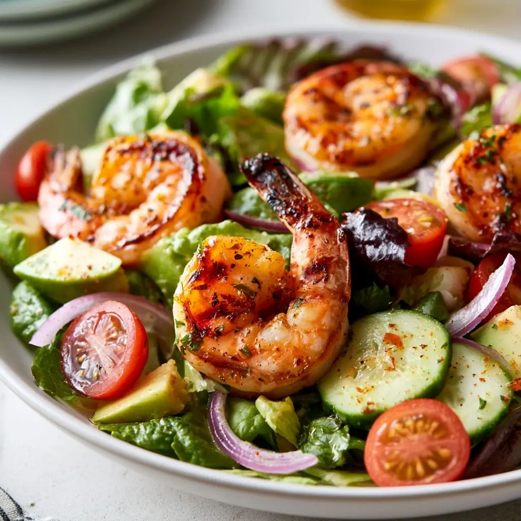Quick Grilled Shrimp Bowl Salad For Easy Weeknight Meals