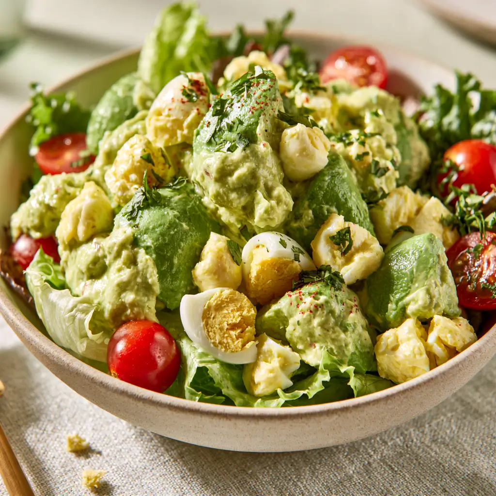 Simple Avocado Egg Salad Lunch Bowl For Busy Lunches