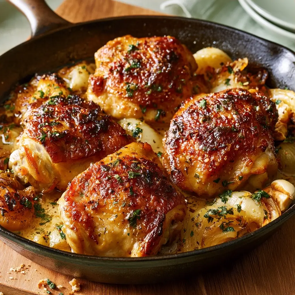 Simple Baked Chicken Thighs Skillet For Quick Dinners