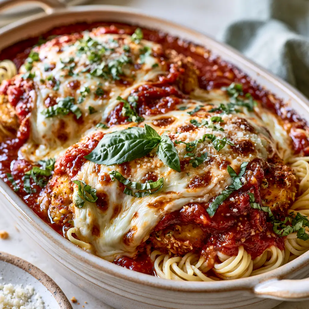 Simple Chicken Parmesan Bake For Busy Weeknights