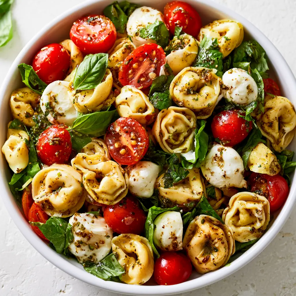 Tortellini Caprese Pasta Salad