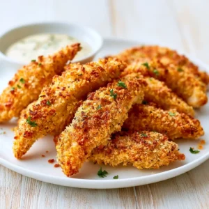Crispy Oven Baked Chicken Tenders